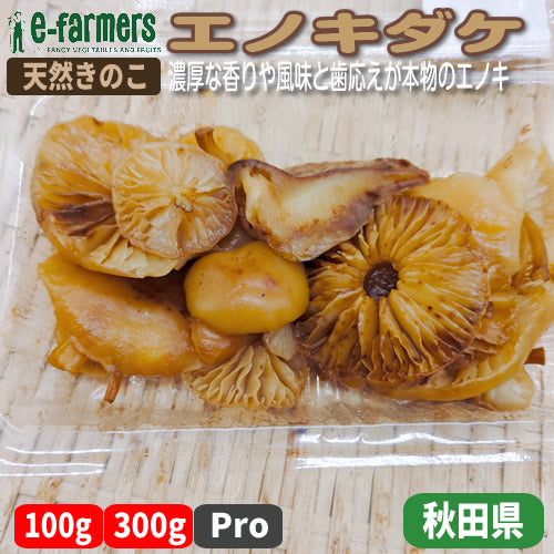 天然きのこ エノキダケ(榎茸) 濃厚な香りや風味と歯応えが本物のエノキ 秋田県産