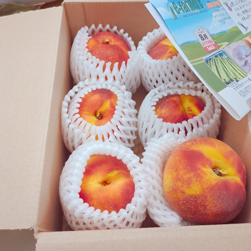モモネク スイートピーナス | 黄桃の掛け合わせから生まれた極上の高級桃 岩手県産